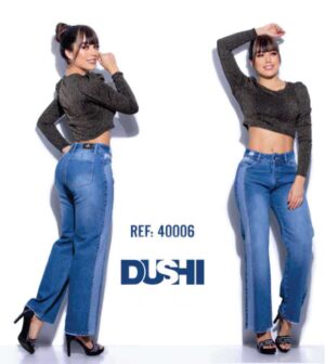 Jean Dama Bota Recta Rigido