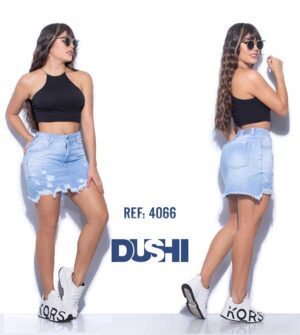 Falda Moda Jean Azul