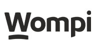 Logotipo de Wompi en fondo blanco